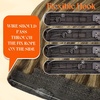 image:imageSunny Hair Wire Hair Extensions Real Human Hair Adjustable Line HairpieceB3 P427 Chocolate Brown Highlight