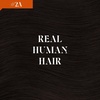 image:imageSunny Hair Wire Hair Extensions Real Human Hair Adjustable Line HairpieceC1 2A Brunette Darker Brown