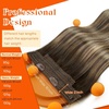 image:imageSunny Hair Wire Hair Extensions Real Human Hair Adjustable Line HairpieceC2 4244 Light Blonde Balayage