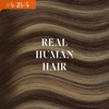 image:imageSunny Hair Wire Hair Extensions Real Human Hair Adjustable Line HairpieceC2 4244 Light Blonde Balayage