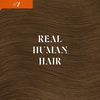 image:imageSunny Hair Wire Hair Extensions Real Human Hair Adjustable Line HairpieceC2 7 Light Chestnut Brown