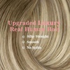image:imageVe Sunny Genius Human Hair Extensions Clip ins Balayage 14 InchW3A 3822 Olive Brown Ombre Balayage Blonde