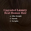 image:imageVe Sunny Genius Human Hair Extensions Clip ins Balayage 14 InchW4B 4A Medium Brown