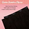 image:imageVe Sunny Genius Human Hair Extensions Clip ins Balayage 14 InchW5 2A Dark Brown