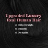 image:imageVe Sunny Genius Human Hair Extensions Clip ins Balayage 14 InchW6 1B Natural Black