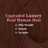 image:imageVe Sunny Genius Human Hair Extensions Clip ins Balayage 14 InchW8 33 Dark Reddish Auburn