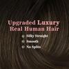 image:imageVe Sunny Genius Human Hair Extensions Clip ins Short BlondeW2 226 Dark Brown Balayage
