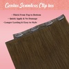 image:imageVe Sunny Genius Human Hair Extensions Clip ins Short BlondeW3B Neutral Light Brown