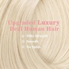 image:imageVe Sunny Genius Human Hair Extensions Clip ins Short BlondeW6 60A Beige Blonde