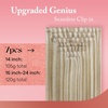 image:imageVe Sunny Genius Human Hair Extensions Clip ins Short BlondeW7A P1622 Golden Blonde Highlights