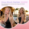 image:imageVe Sunny Genius Human Hair Extensions Clip ins Short BlondeW7A P1622 Golden Blonde Highlights