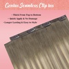 image:imageVe Sunny Genius Human Hair Extensions Clip ins Short BlondeW8 SUN Cool Blonde Ombre