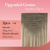 image:imageVe Sunny Genius Human Hair Extensions Clip ins Short BlondeW8 SUN Cool Blonde Ombre