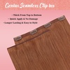 image:imageVe Sunny Genius Human Hair Extensions Clip ins Short BlondeW9B 350 Copper Orange