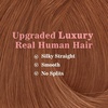image:imageVe Sunny Genius Human Hair Extensions Clip ins Short BlondeW9B 350 Copper Orange