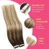 image:imageVe Sunny Hair Tape in Extensions Brown Highlight Blonde 50g 20Pcs Remy1A Tape 41460