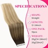 image:imageVe Sunny Hair Tape in Extensions Brown Highlight Blonde 50g 20Pcs Remy1A Tape 41460