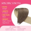 image:imageVe Sunny Hair Tape in Extensions Brown Highlight Blonde 50g 20Pcs Remy1A Tape 860 Balayage