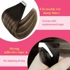 image:imageVe Sunny Hair Tape in Extensions Brown Highlight Blonde 50g 20Pcs Remy1A Tape1B418