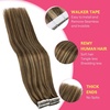 image:imageVe Sunny Hair Tape in Extensions Brown Highlight Blonde 50g 20Pcs Remy1A Tape274