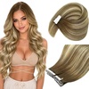 image:imageVe Sunny Hair Tape in Extensions Brown Highlight Blonde 50g 20Pcs Remy1A Tape3822