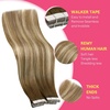 image:imageVe Sunny Hair Tape in Extensions Brown Highlight Blonde 50g 20Pcs Remy1A Tape3822