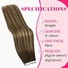 image:imageVe Sunny Hair Tape in Extensions Brown Highlight Blonde 50g 20Pcs Remy1A Tape4427