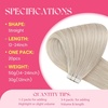 image:imageVe Sunny Hair Tape in Extensions Brown Highlight Blonde 50g 20Pcs Remy1B Tape60