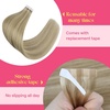 image:imageVe Sunny Hair Tape in Extensions Brown Highlight Blonde 50g 20Pcs Remy1C Tape1622