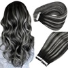image:imageVe Sunny Hair Tape in Extensions Brown Highlight Blonde 50g 20Pcs Remy1C Tape1BS1B