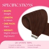 image:imageVe Sunny Hair Tape in Extensions Brown Highlight Blonde 50g 20Pcs Remy1C Tape33