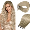 image:imageVe Sunny Hair Tape in Extensions Brown Highlight Blonde 50g 20Pcs Remy1C TapeSun