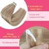 image:imageVe Sunny Hair Tape in Extensions Brown Highlight Blonde 50g 20Pcs Remy1D Tape18613
