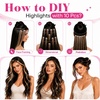 image:imageVe Sunny Hair Tape in Extensions Brown Highlight Blonde 50g 20Pcs Remy1D Tape4