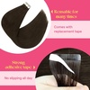image:imageVe Sunny Hair Tape in Extensions Brown Highlight Blonde 50g 20Pcs Remy1D Tape4
