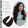 image:imageVe Sunny Hair Tape in Extensions Brown Highlight Blonde 50g 20Pcs Remy1E Tape2