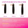 image:imageVe Sunny Human Hair Clip in Extensions Auburn Natural Straight 16 InchA1 33 Dark Reddish Auburn