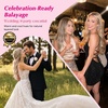image:imageVe Sunny Seamless Clip ins Human Hair Platinum Blonde Straight 18 InchV1A 6606 Sunset Grove Chestnut Mix Platinum