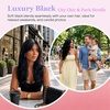 image:imageVe Sunny Seamless Clip ins Human Hair Platinum Blonde Straight 18 InchV3C 1 Jet Black