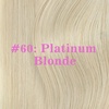 image:imageVe Sunny Seamless Clip ins Human Hair Platinum Blonde Straight 18 InchV5A 60 Moonlit Platinum Glow