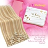 image:imageVe Sunny Seamless Clip ins Human Hair Platinum Blonde Straight 18 InchV5B P2760 Sunlit Honey Blonde Highlights