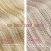 image:imageVe Sunny Seamless Clip ins Human Hair Platinum Blonde Straight 18 InchV5C P1622 Amber Glow Highlights