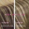 image:imageVe Sunny Seamless Clip ins Human Hair Platinum Blonde Straight 18 InchV6A 41460 Brown Roots to Radiance Blonde Balayage