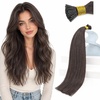 image:imageSunny Hair 20 Inch I Tip Hair Extensions Human Hair Mocha Brown