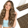 image:imageSunny Hair Invisi Edge Tape in Hair Extensions Human Hair Blonde HighlightsIJTP427 Brown Highlight Blonde
