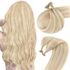 image:imageSunny Hair Ktip Human Hair Extensions Blonde Highlights 18 Inch
