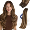 A3-#4/27/4-Dark Brown Balayage Caramel Blonde