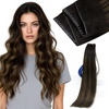 Butterfly-3.#2/2/6-Dark Brown Balayage Medium Brown