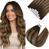image:imageVe Sunny Hair Tape in Extensions Brown Highlight Blonde 50g 20Pcs Remy1A Tape4427