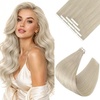 image:imageVe Sunny Hair Tape in Extensions Brown Highlight Blonde 50g 20Pcs Remy1B Tape60